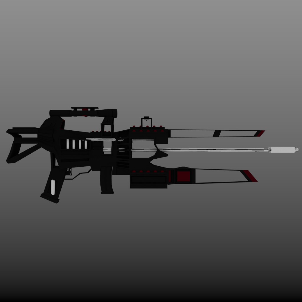 XT1190 Sci-Fi Assault rifle preview image 1